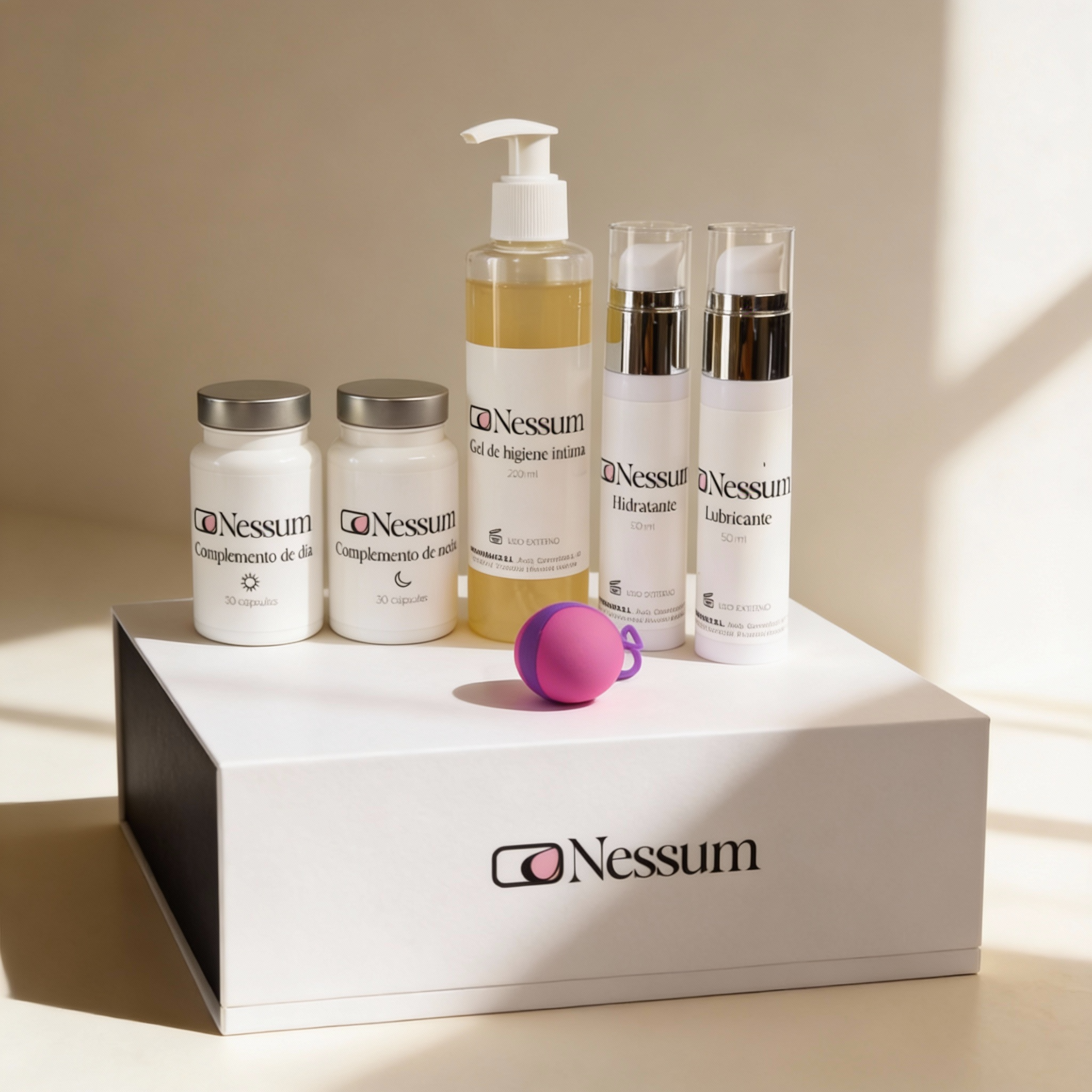 Gama de productos Nessum para el cuidado natural de la menopausia, sin hormonas